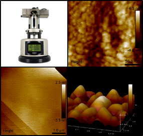 Atomic Force Microscopy (AFM) Machine with results