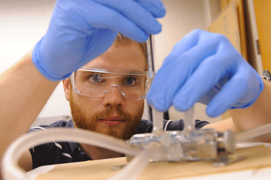 Stone working on research