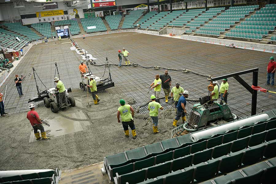 Cheel Arena Construction