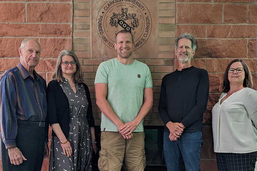 Clarkson University professors who are receiving the award