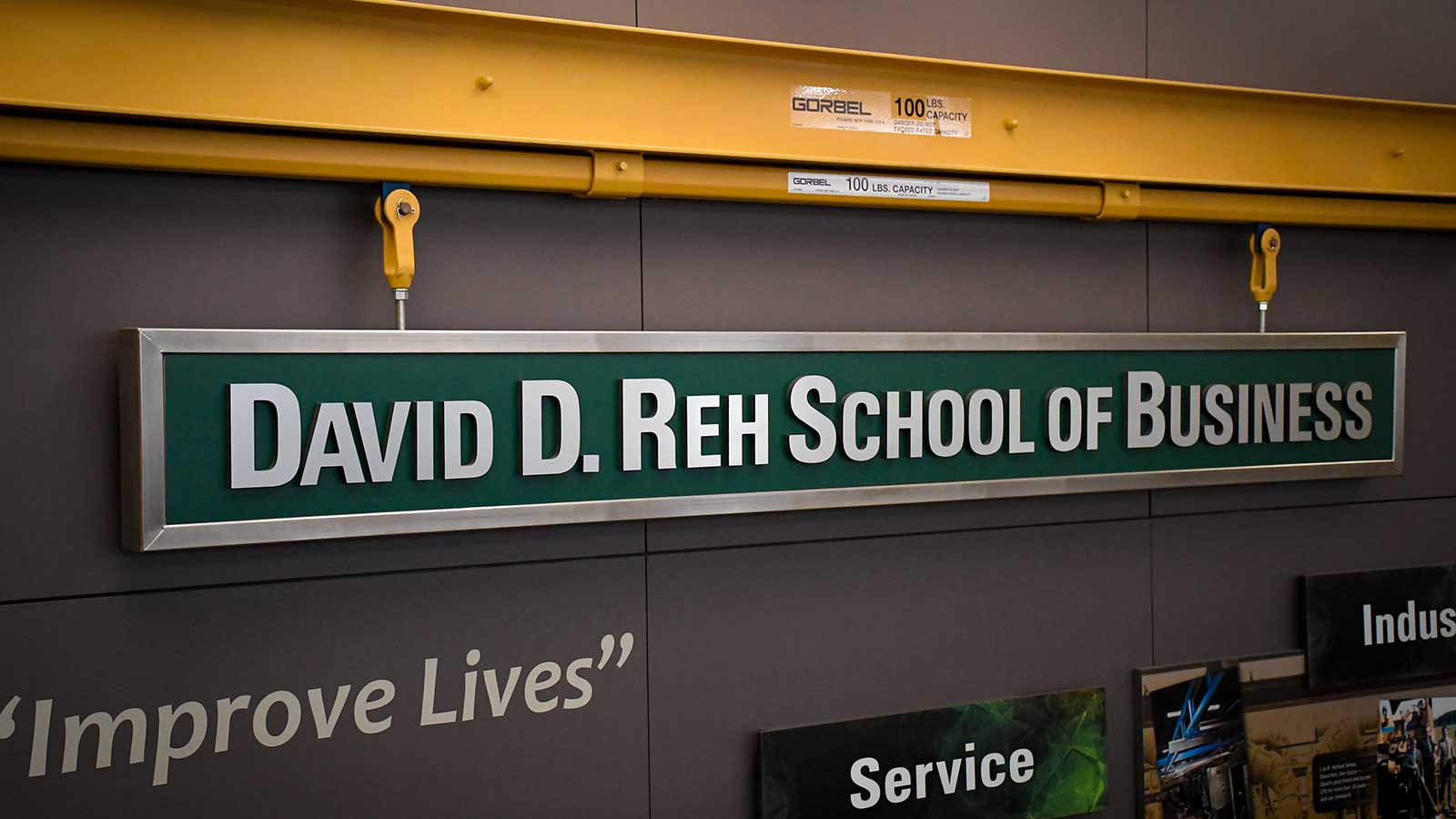 David D. Reh School of Business sign