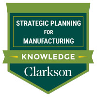 Strategic Planning for Manufacturing Microcredential Badge