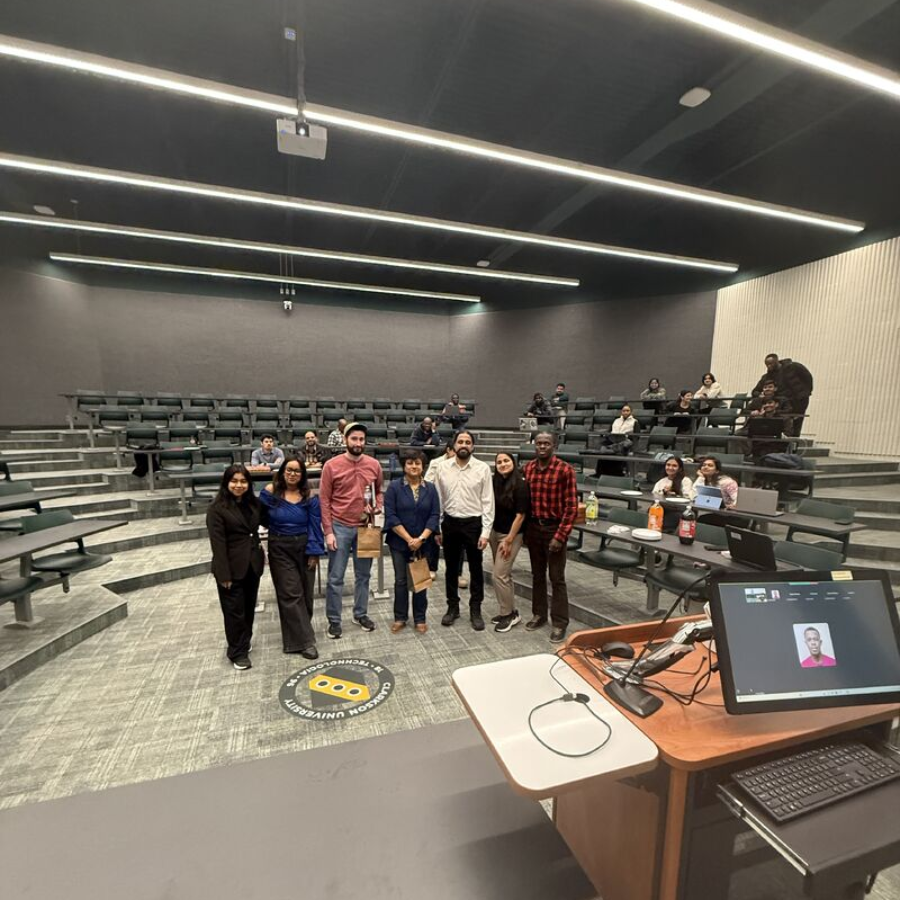 Clarkson University Graduate Student Organization (CUGSA) standing together