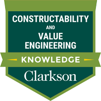 Constructability and Value Engineering - Knowledge badge - CU