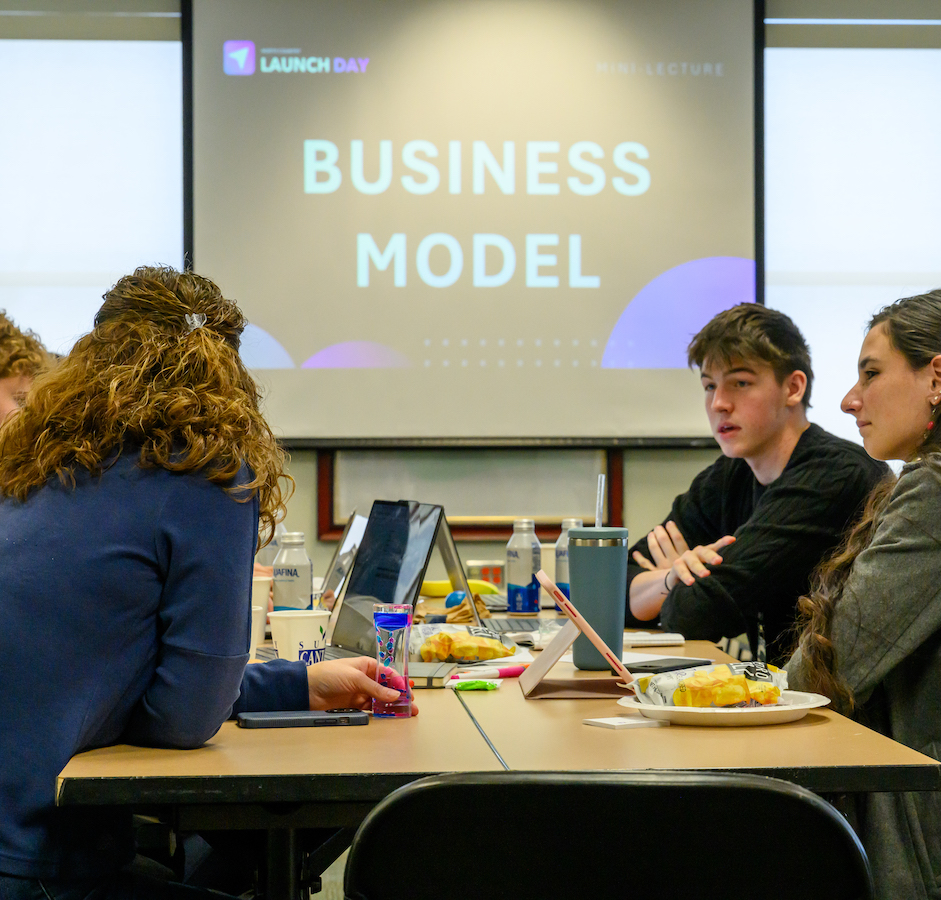 Young entrepreneurs at Clarkson University.