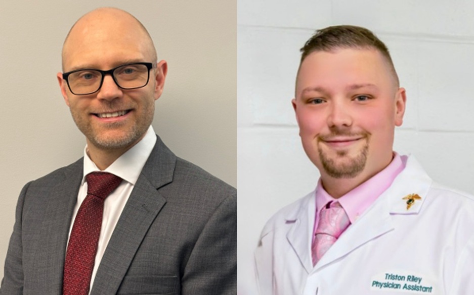 Side-by-side headshots of Bruce Grattan and Triston Riley