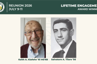 Clarkson University Honors Two Alumni with Lifetime Engagement Award